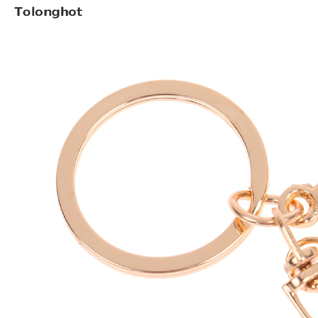 Móc Khóa Tráng Men Hình Thỏ / Mèo / Hoa Dễ Thương