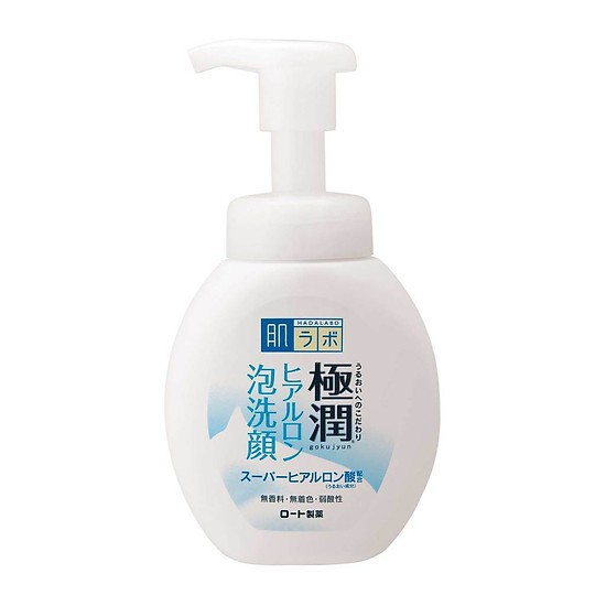 Bọt rửa mặt dưỡng ẩm Hada Labo Gokujyun Moisturizing Foaming Wash 160ml