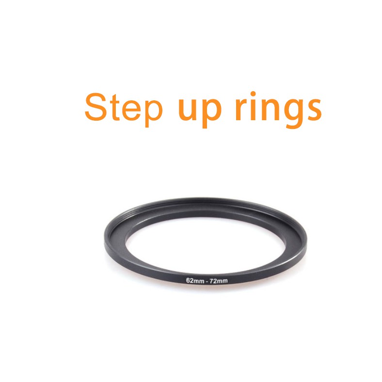 Fullsize(18 cái) Adapter Ring chuyển filter, hood dành cho tất cả các loại ống kính phổ biến