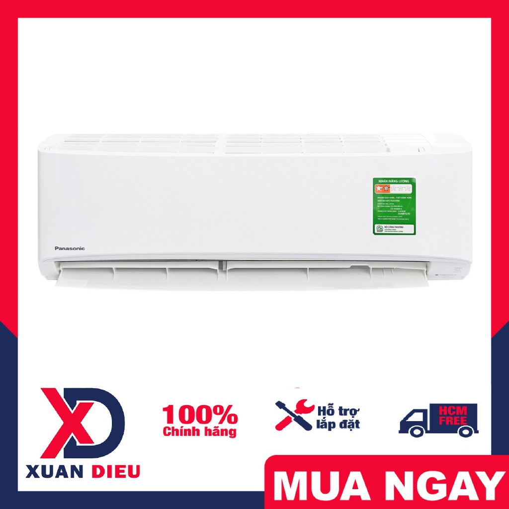 Máy lạnh Panasonic Inverter 1.5 HP CU/CS-XPU12XKH-8 -Tự chẩn đoán lỗi, Hẹn giờ, Chức năng hút ẩm, giao hàng miễn phí HCM