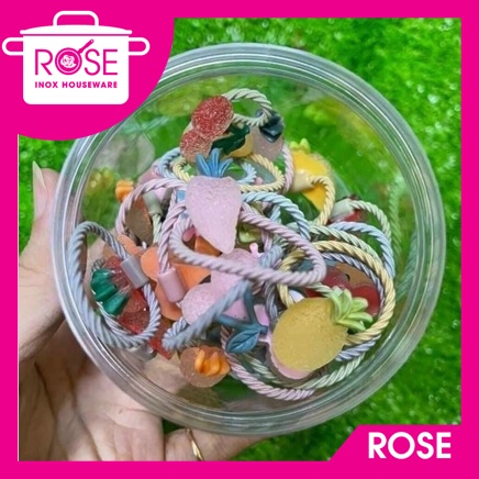 Dây cột tóc nhiều màu sắc xinh xắn cho bé gái