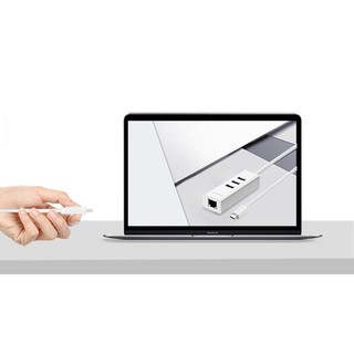Cáp chuyển USB Type C to Lan + USB HUB Ugreen 20792