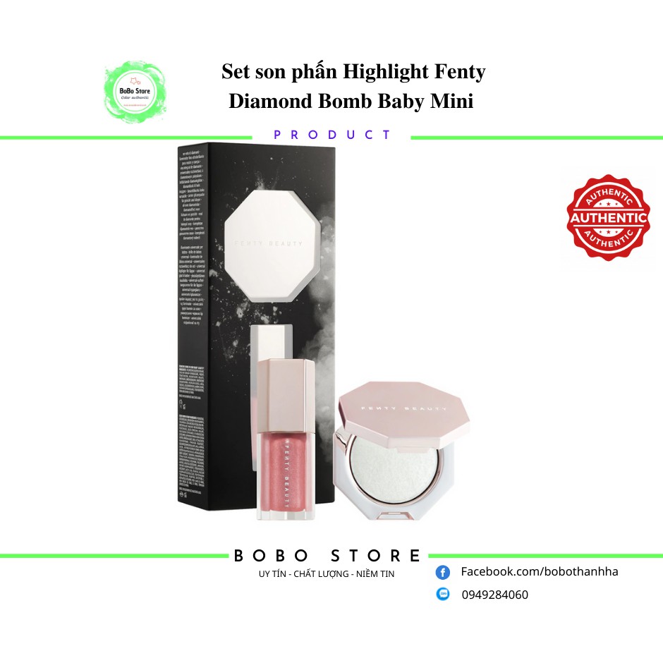 Set son phấn Highlight Fenty Mini