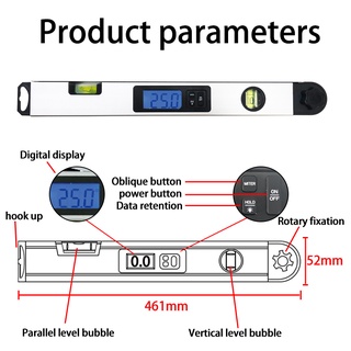 Thước Đo Góc Điện Tử 0-230 Độ Màn Hình LCD