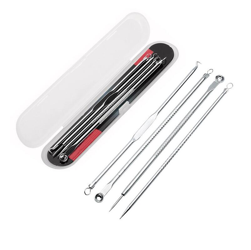 Set 4 cây nặn mụn chất liệu thép không gỉ tiện dụng