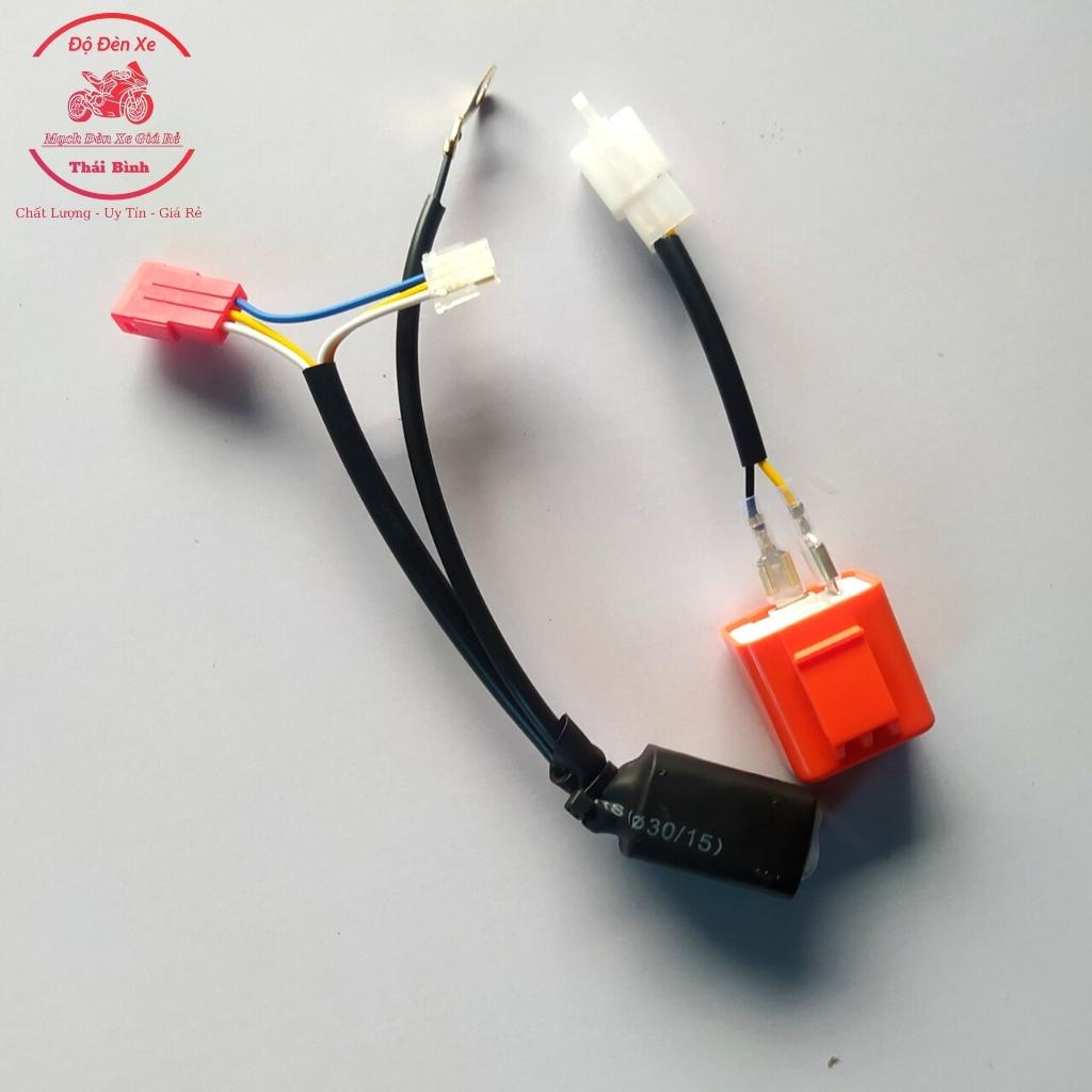 Mạch hazard winner X wave, Mạch ưu tiên các dòng honda lắp trên công tắc zin kèm cục chớp điện tử