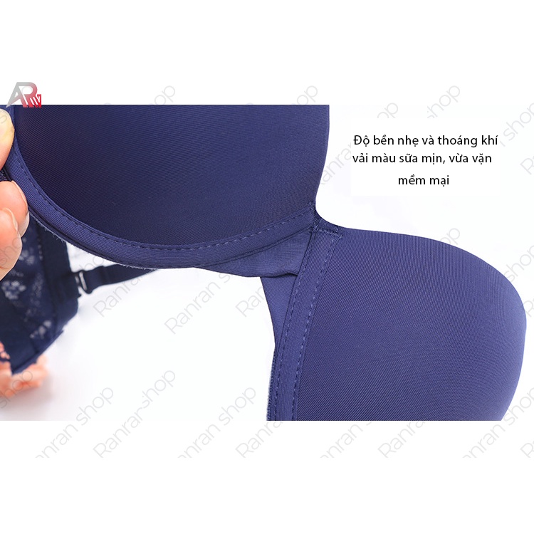 Áo Ngực Trơn Ren Hai Bên Mút Vừa Có Gọng Chính Hãng