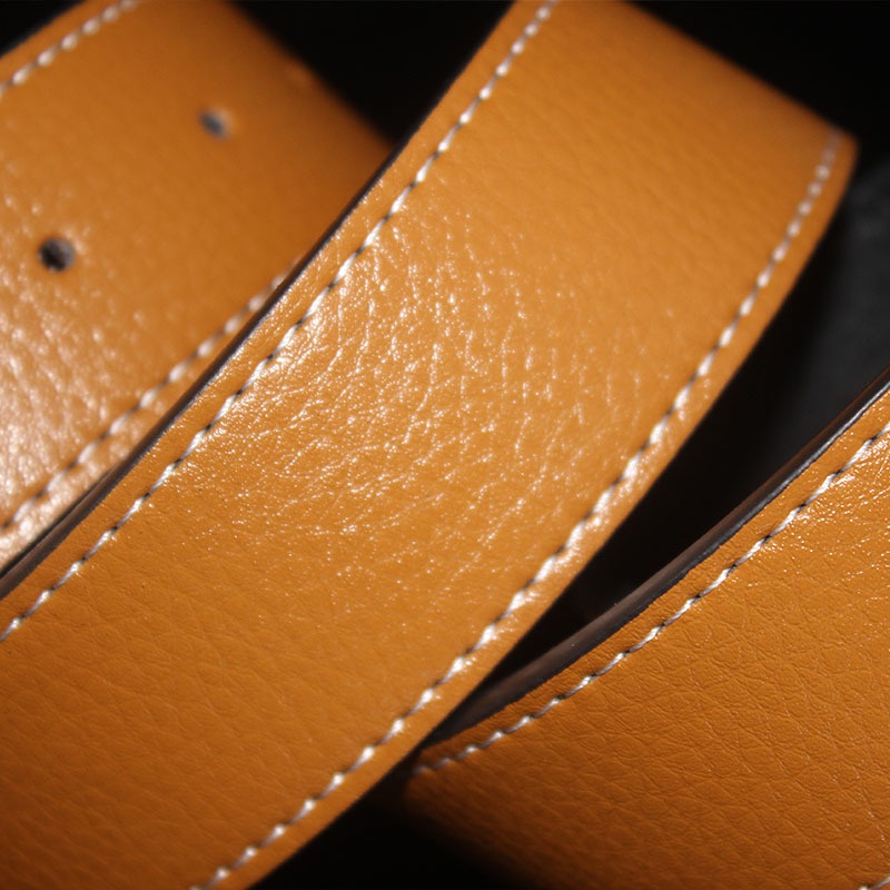 Thắt Lưng Da Không Khóa 3.3cm Chất Lượng Cao Cho Nam