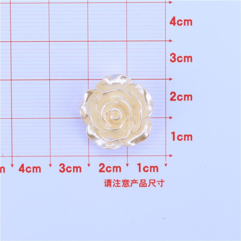 [Còn Hàng] Set 10 Phụ Kiện Trang Trí Ốp Điện Thoại Dạng Xịt Sơn Hình Hoa Ngọc Trai Resin Thủ Công Diy [Giao Hàng Nhanh]