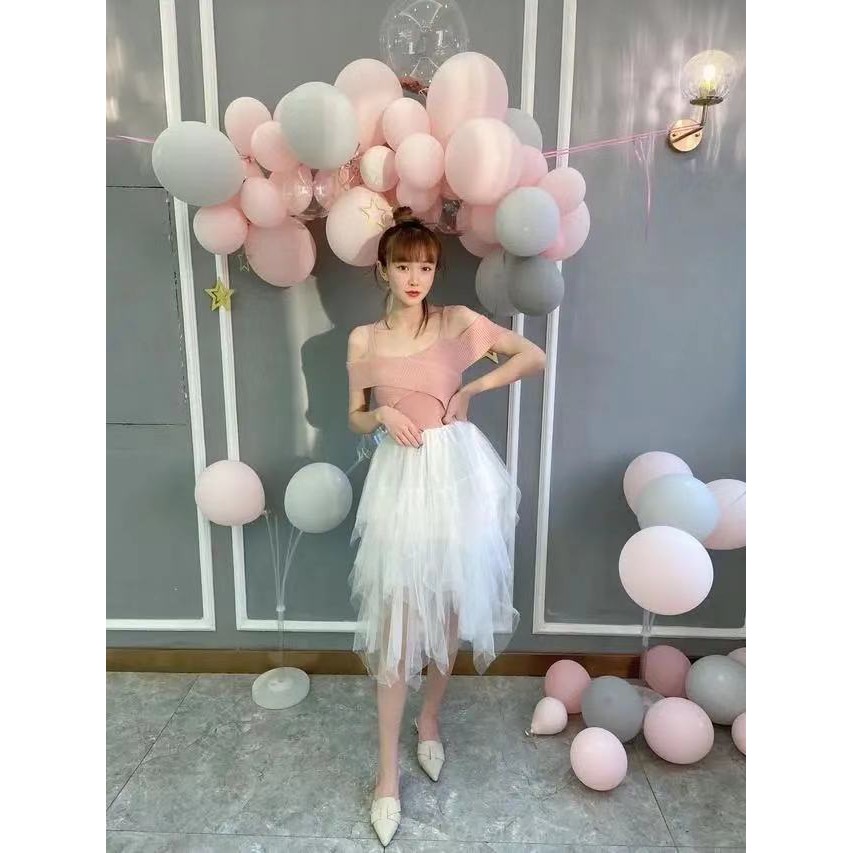 Váy nữ tính dễ thương hại dây công chúa chất vải đẹp dễ mặc dễ phối đi chơi với bạn bè đi du lịch chụp ảnh hot sexy