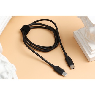 Cáp Type C - Type C 0.9m Anker PowerLine III A8852 Đen