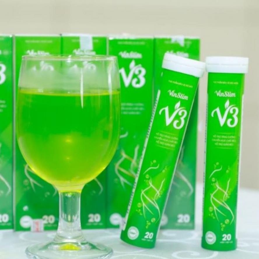 Vin slim v3 Viên Sủi Giảm Cân nhanh cấp tốc detox giảm béo không phải thuốc giảm cân