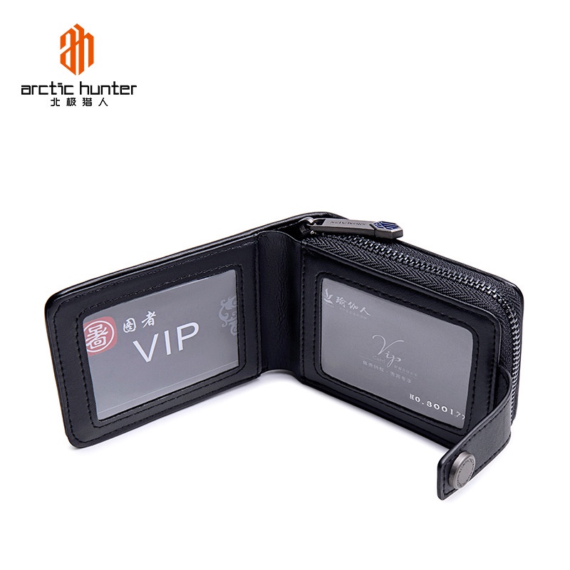 Arctic Hunter Ví Đựng Thẻ Cỡ Nhỏ Siêu Nhẹ Thiết Kế Tối Giản Nhiều Ngăn Cho Nam Và Nữ