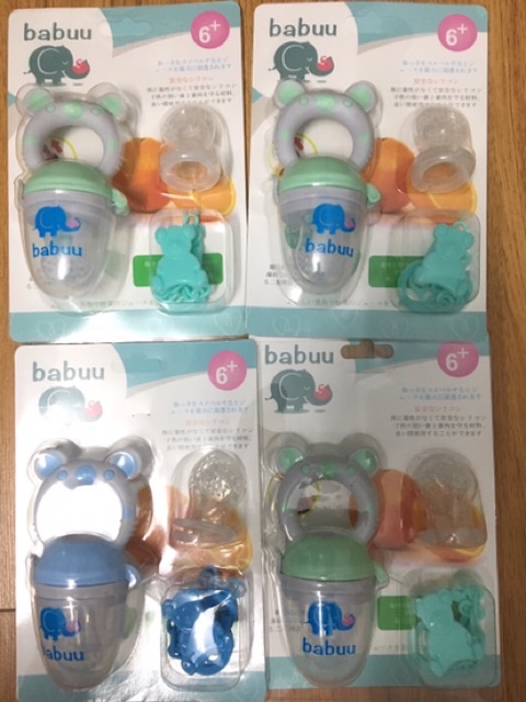 Núm nhai ăn dặm hoa quả Babuu Nhật nhập khẩu