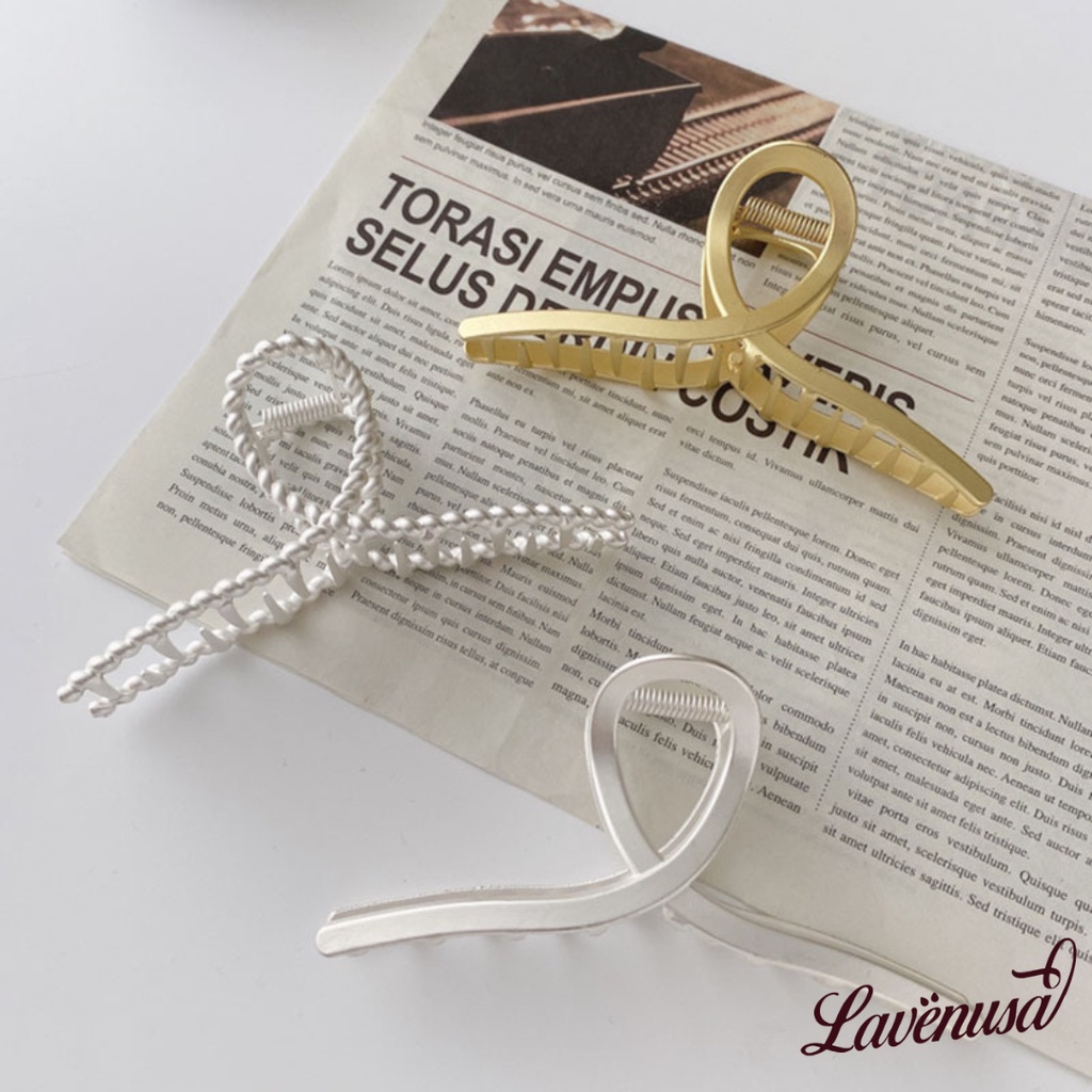 Kẹp tóc kim loại phong cách Hàn Quốc thời trang thanh lịch LAVENUSA CT20