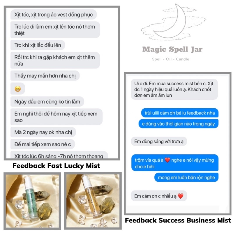 Magic Mist Bộ Dầu Thơm Nhiều Mùi Thêm Xinh Đẹp Tự Tin Ngọt Ngào Thu Hút