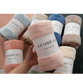 Khăn lông cừu hàn quốc loại cuộn sẵn ( màu ngẫu nhiên), khăn tắm