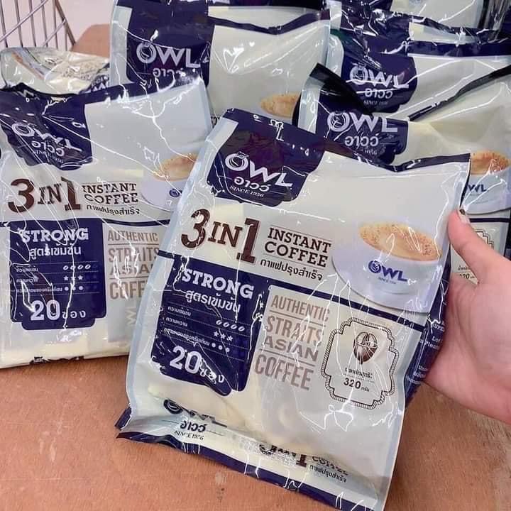 Cà phê sữa Owl 3in1 Singapore nhập khẩu Thái Lan - Owl Coffee Singapore 400G