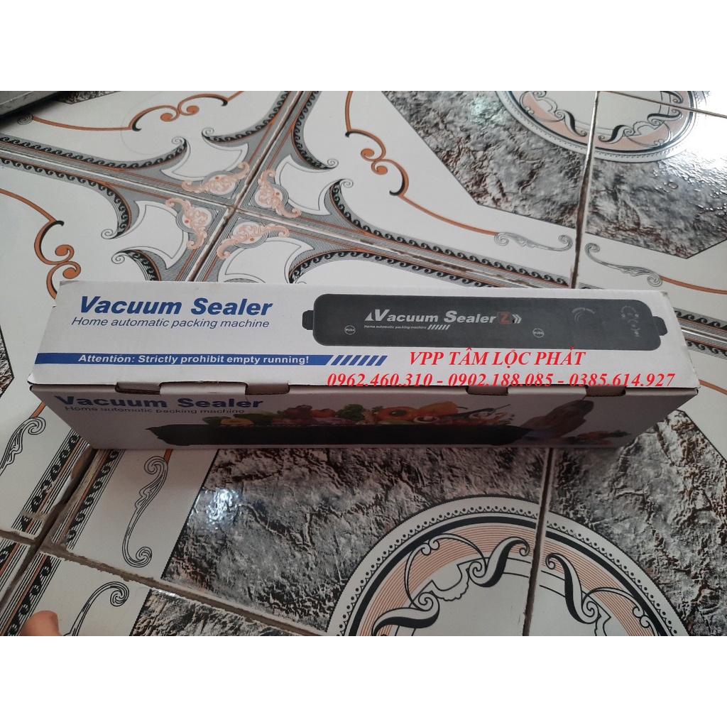 Máy hút chân không thực phẩm kèm hàn miệng túi Vacuum Sealer (TẶNG 10 TÚI HÚT)