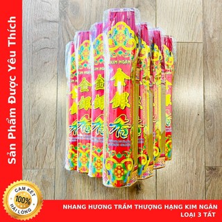 Nhang 3 Tất [Hương Trầm] Loại Tốt - Ít Khói - Không Cay Mắt | Cửa Hàng Vàng Mã Chú Sa Di Hoan Hỉ
