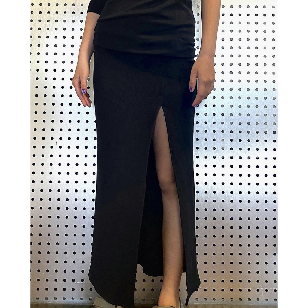 Chân váy thun xẻ tà Aspirin | BigBuy360 - bigbuy360.vn