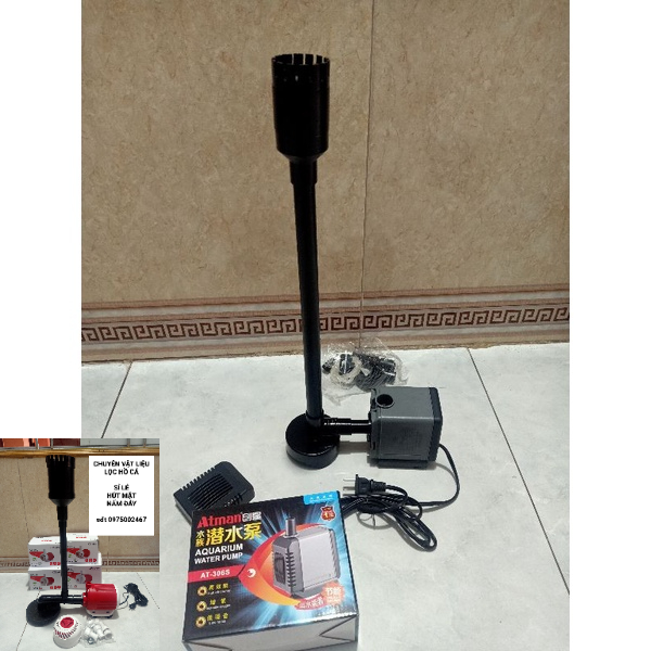 Hút mặt hút đáy + bơm atman 305s/306s/105s/106s/107s