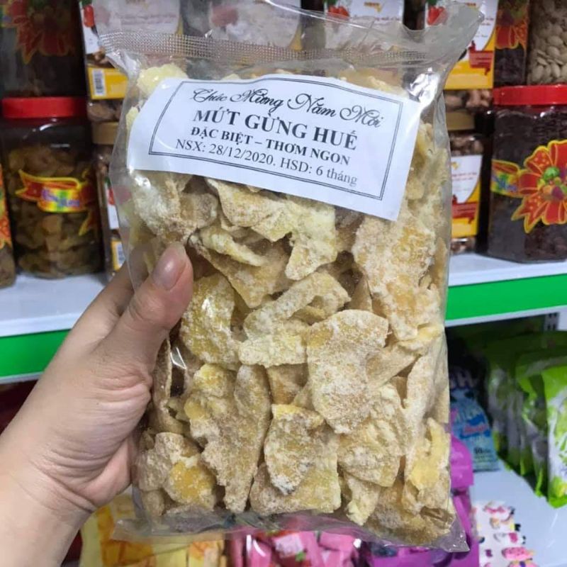 Mứt gừng Huế gói 500gr