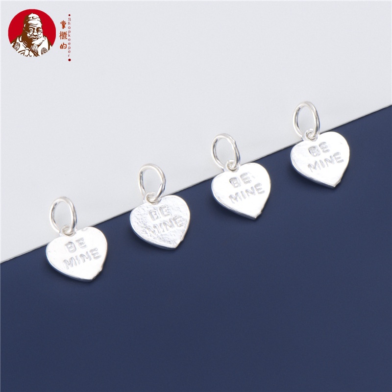 Mặt Dây Chuyền Bạc S925 Hình Chữ Love Bằng Kim Loại Tiện Dụng