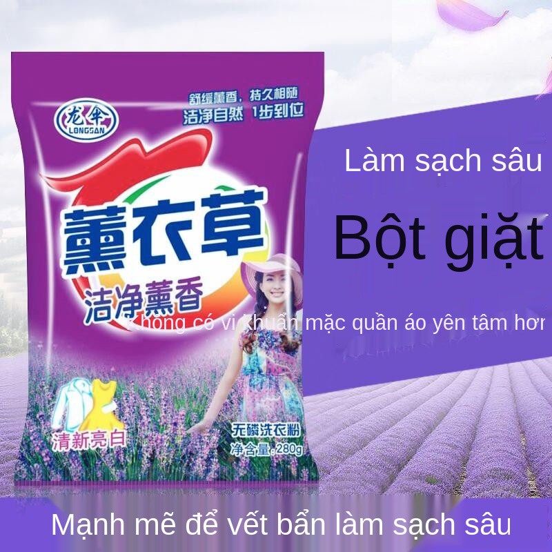 ✶✔☾280g mua 2 tặng 1 gói bột giặt thơm mùi oải hương gia đình xà phòng tự nhiên giá ưu đãi chính hãng