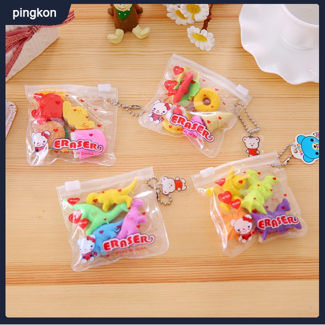 1 Túi Gôm Tẩy Hình Hoạt Hình Đáng Yêu