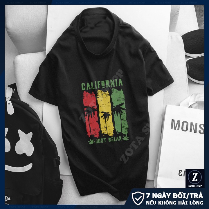 Áo thun nam ngắn tay❤️ Freeship 50k❤️ Chất mịn mát in Just Relax CZ59 | BigBuy360 - bigbuy360.vn