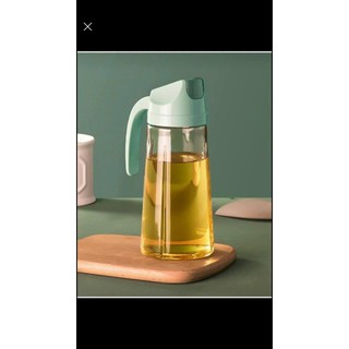 Bình Đựng Dầu Ăn, Nước Mắm, Xì Dầu, Mật Ong Tự Động Mở Nắp Khi Rót 300ml Bình Thủy Tinh