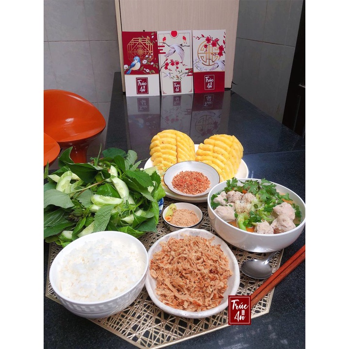 Chà Bông Heo Nguyên Vị Truyền Thống - Loại hảo hạng giã tay nguyên thớ thịt, vị ngon như vị chà bông ngày xưa.