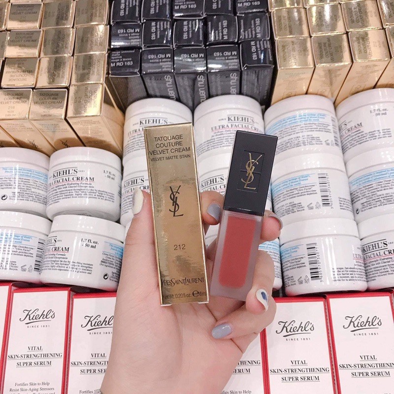 Son YSL Tatouage Couture Velvet Cream 216 Nude Emblem - Hồng Đất