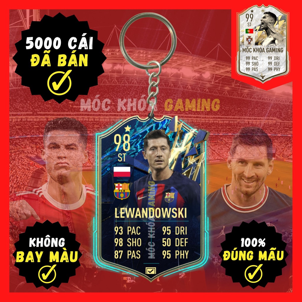 Móc Khóa Robert Lewandowski