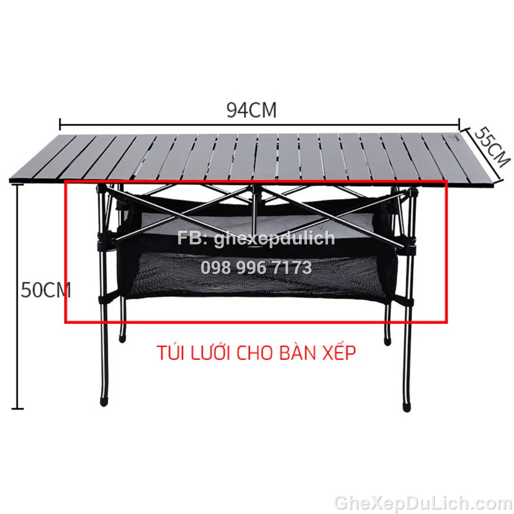 Túi Lưới Cho Bàn Xếp Kim Loại