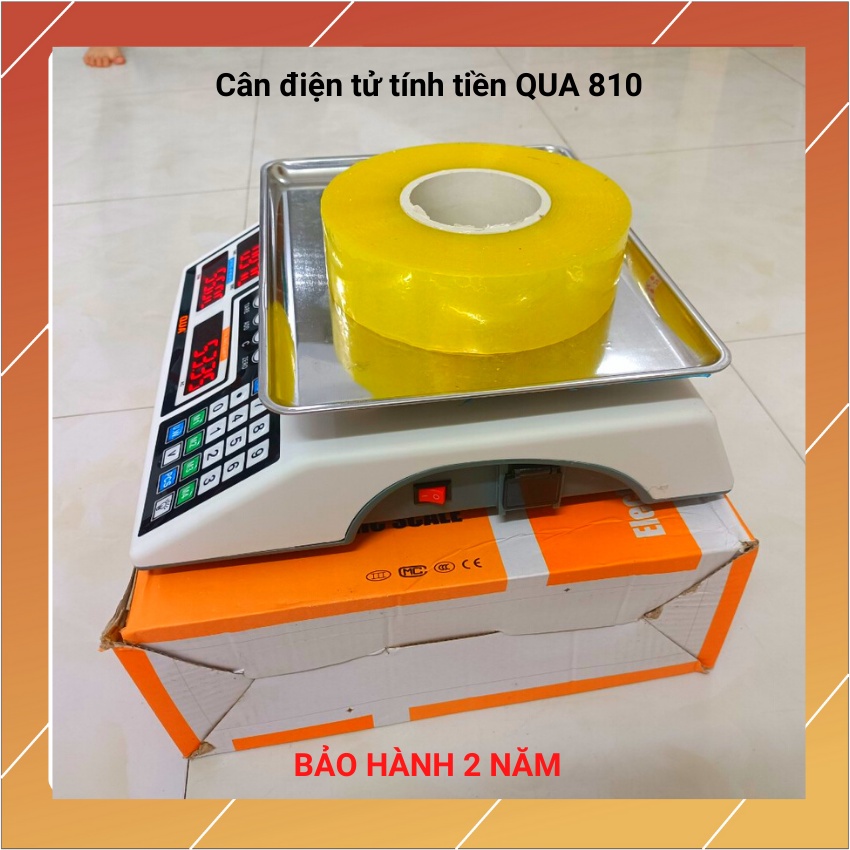 Cân điện tử QUA 810 ( 30kg/5g ) dòng cân cao cấp ĐÀI LOAN ( BẢO HÀNH 24 THÁNG ]