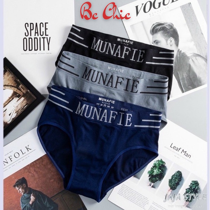 Quần Lót Nam , Quần Sịp Nam xuất nhật cotton viền chữ thoáng mát dễ chịu mã 899 BC_CHIC LINGERIE