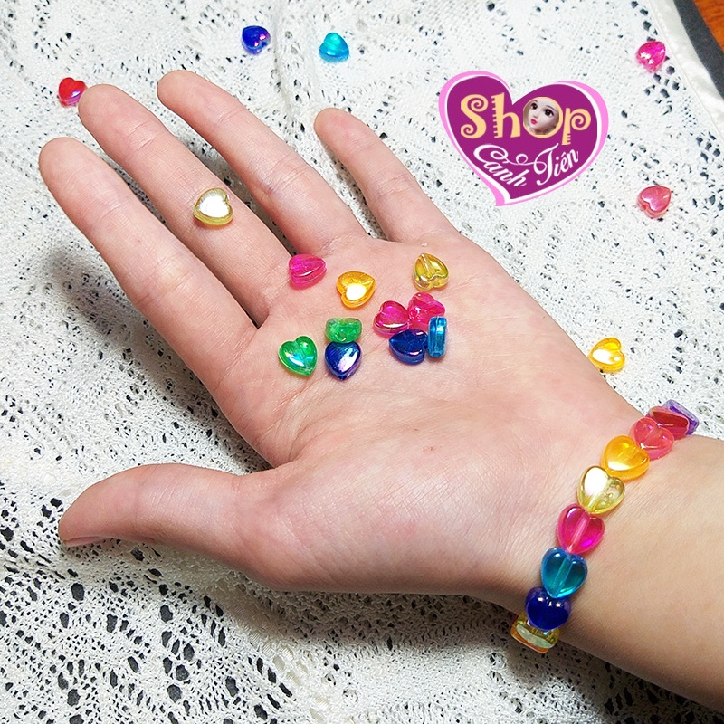Gói 20gr Hạt Trái tim Làm Thủ công rất xinh