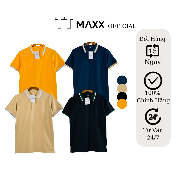 Áo Thun Nam Có Cổ , Polo Nam Vải Cá Sấu Fom REGULAR FIT