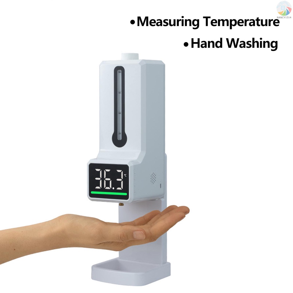 Mới Bình Đựng Xà Phòng Rửa Tay Gắn Tường Có Nhiệt Kế Q7X