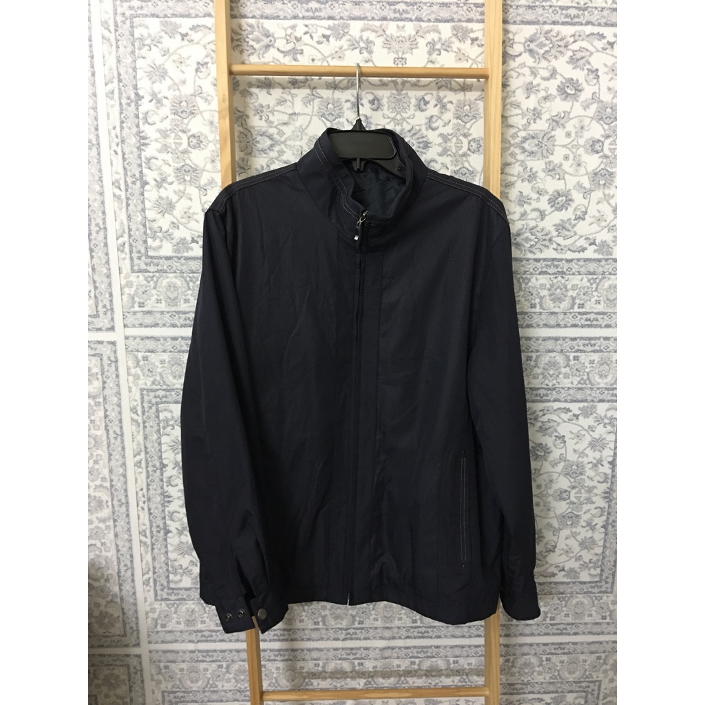 Áo khoác si 2 lớp size XXL dù nỉ ép lông đen