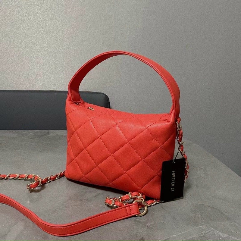 TINUONGSHOP - Túi xách Twenty-One hobo chần đỏ