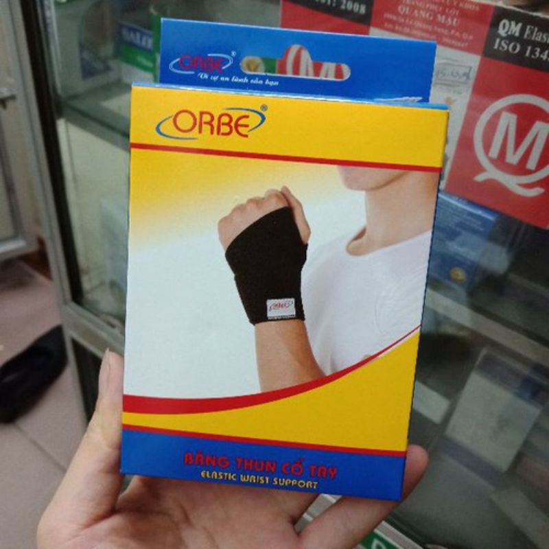 Băng thun cổ tay Orbe, có giãn tốt, mềm mại, hỗ trợ trấn thương - Soleil shop