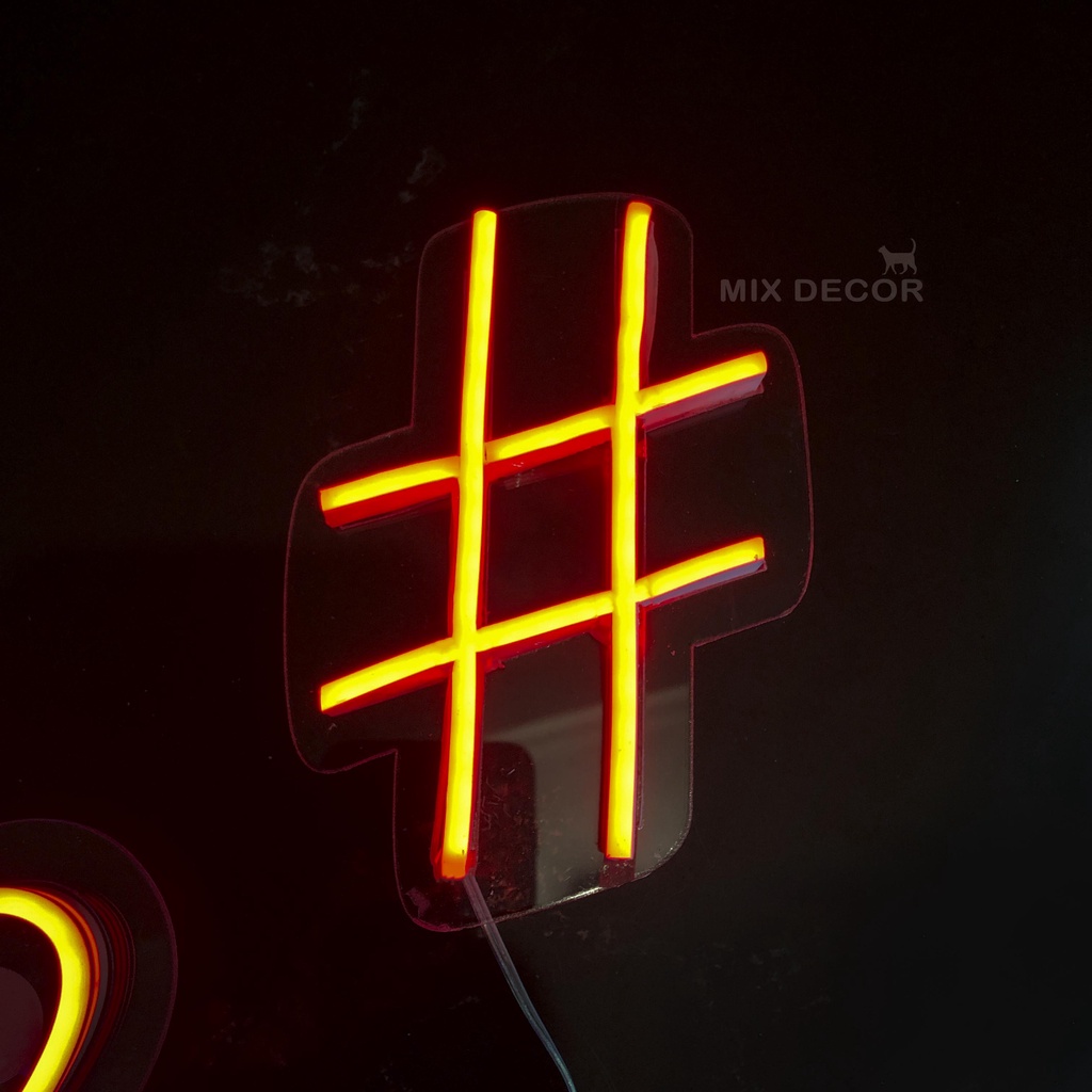 Đèn led Neon trang trí | Hình Nhạc | Decor phòng ngủ | Đèn ngủ, dán tường | Quà Tặng Cực Chất , Led 12V- MIXJ