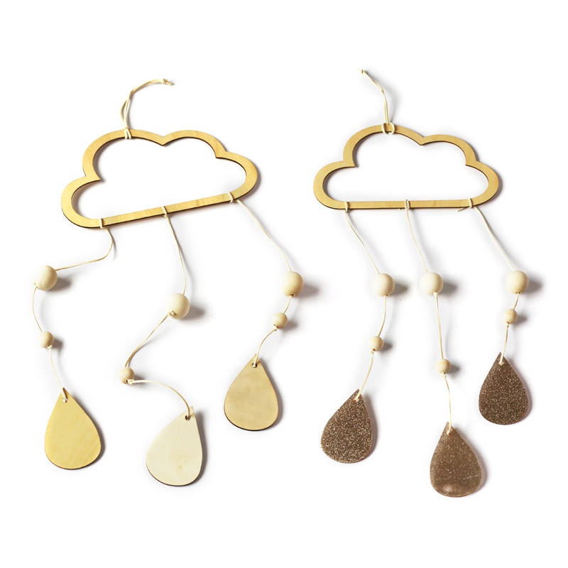 Vòng Bắt Giấc Mơ Treo Giường Ngủ Em Bé Phong Cách Bắc Âu