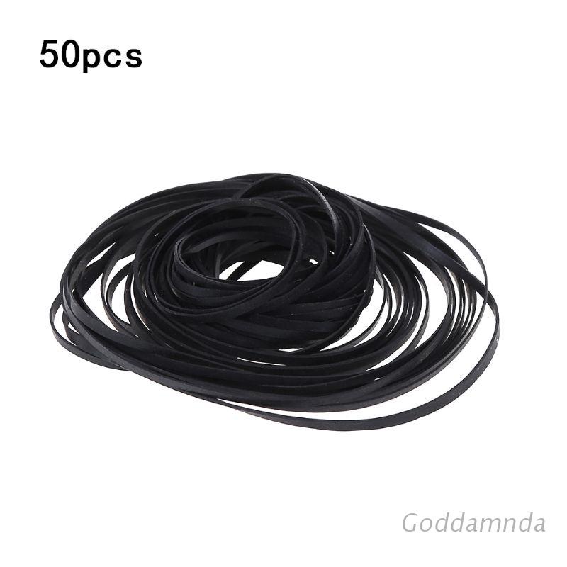 GODD 50 dây curoa máy băng cassette hỗn hợp cao su dẹt 40-135mm nhiều loại thông dụng dành cho máy ghi Walkman CD DVD