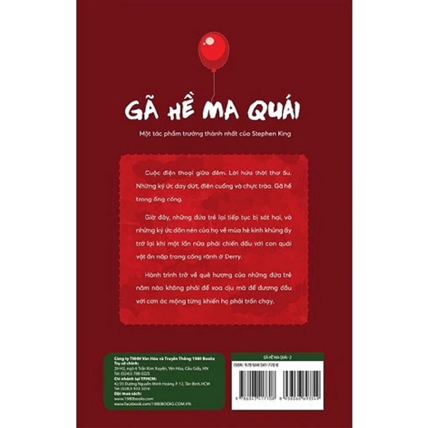 Sách - IT Gã hề ma quái Tập 2 - Stephen King