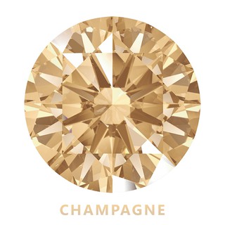 Kim cương nhân tạo Swarovski - Đá màu rượu sâm banh (CHAMPAGNE) [5LY -12 LY]