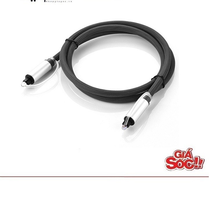 Dây audio quang Toslink Optical đầu nhôm dài 2M - chính hãng UGREEN 10540